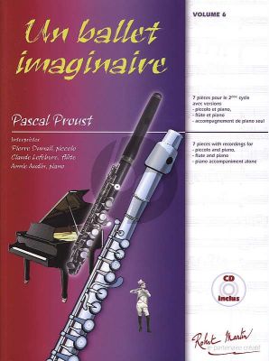 Proust Un Ballet Imaginaire Flute[Piccolo] and Piano (Book with Cd)