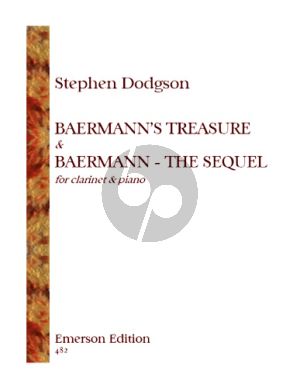 Dodgson Baermann's Treasure & Baermann The Sequel Clarinet and Piano (Introduction & Variations on a theme by Weber) (grade 8)