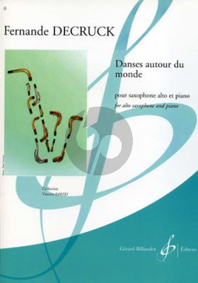 Danses autour du Monde Saxophone alto et Piano