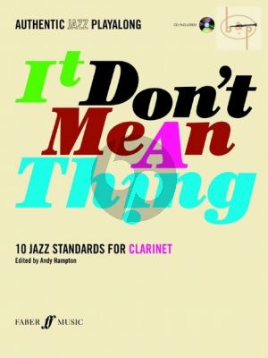 It Don't Mean a Thing for Clarinet (10 Jazz Standards) (Bk-CD)