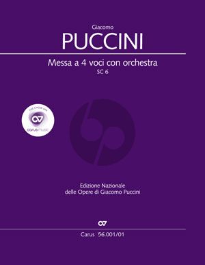 Messa a 4 Voci (Messa di Gloria) (Soli-Choir- Orch.) (Study Score)