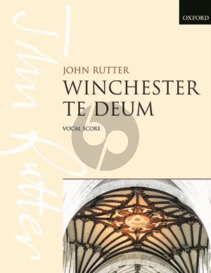 Rutter Winchester Te Deum SATB and Organ