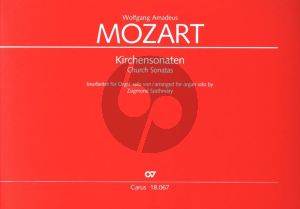 Mozart  17 Kirchensonaten for Organ (Arranged by Zsigmond Szathmary)