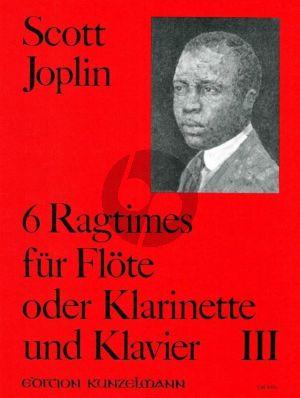 Joplin 6 Ragtimes Vol.3 Flöte oder Klarinette und Klavier (Hans-Dieter Forster)
