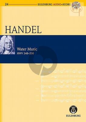 Water Music HWV 348 - 350 Study Score with Audio CD)