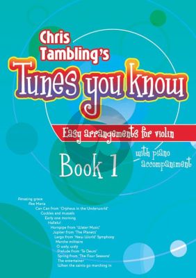 Tambling Tunes you Know Vol. 1 Violin and Piano (Grades 1 - 2)