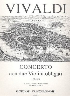 Vivaldi Concerto A-dur Op. 3 No. 5 2 Violinen-Klavier (Rudolf Eller)