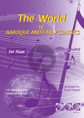 The World of Baroque and Early Classics Vol.1 for Flute (Bk-Cd) (Frank Glaser)