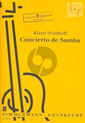 Concierto de Samba (4 Guitars-Piano)