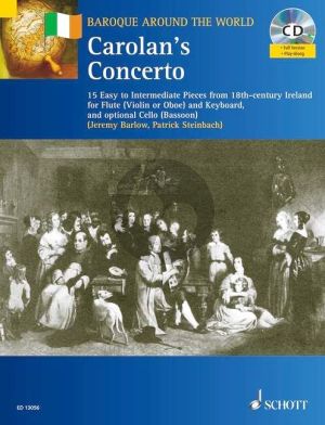 Carolan's Concerto (15 Easy to Intermediate Pieces from 18th.Cent.Ireland (Fl.[Vi./Ob.]-Pi.) (Bk-Cd[Play-Along]) (ed. Steinbach-Barlow)