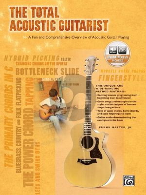 Natter The Total Acoustic Guitarist - A Fun and Comprehensive Overview of Acoustic Guitar Playing - Book with AUdio Online