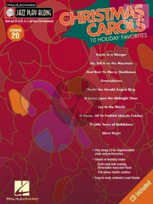 Christmas Carols (10 Holiday Favorites) (Jazz Play-Along Vol.20)