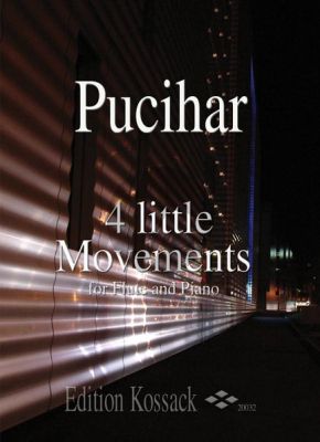 Pucihar 4 Little Moments Flute and Piano (grade 4 - 5)