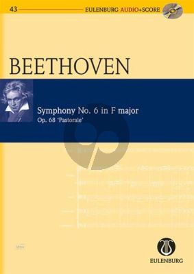 Beethoven Symphony F-major No.6 Op.68 "Pastorale" (Study Score with Audio CD) (Eulenburg)