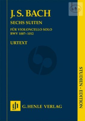 Bach 6 Suites BWV 1007 - 1012 Violoncello (Study Score) (Egon Voss)