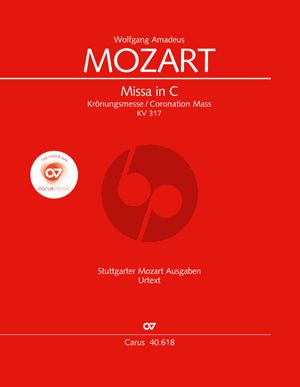 Mozart Kronungsmesse KV 317 SATB soli-SATB-Orchester Partitur (Ulrich Leisinger)