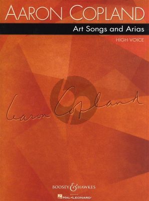 Copland Art Songs and Arias High Voice and Piano