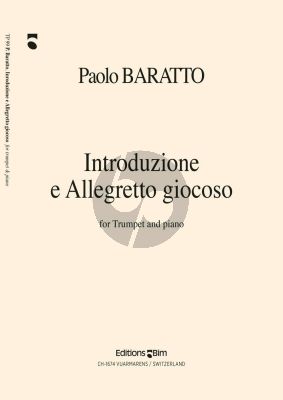 Baratto Introduzione e Allegretto Giocoso Trumpet and Piano (Trp.Bb)