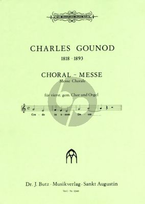 Gounod Messe Chorale SATB und Orgel Orgelpartitur