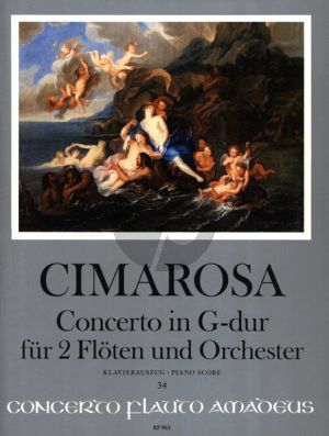 Cimarosa Concerto G-major for 2 Flutes and Orchestra - Edition for 2 Flutes and Pinao (Edited by R. Meylan)