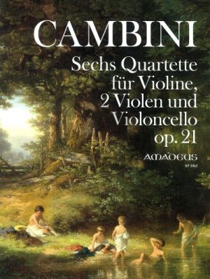 Cambini 6 Quartets Op. 21 Violin- 2 Violas-Violoncello (Score/Parts) (edited Bernhard Pauler)