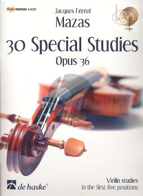 30 Etudes Speciales Op.36 (Pos.1 - 5) (Book-Cd[Demo])