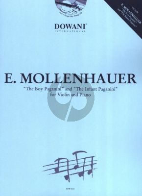 Mollenmhauer The Boy Paganini & The Infant Paganini for Violin-Piano Book with Cd with demo & play-along (Grade 3) (Dowani)