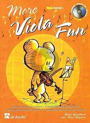 Goedhart More Viola Fun (Bk-Cd) (arr. Nico Dezaire)