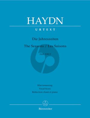 Haydn Die Jahreszeiten - The Seasons Hob.XXI:3 Vocal Score (germ./engl./fr.) (edited by Armin Raab) (Barenreiter-Urtext)