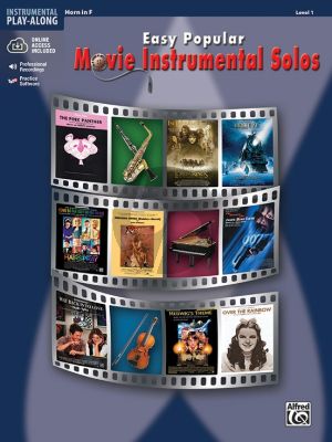 Easy Popular Movie Instrumental Solos for Horn in F (Book with Audio online) (Bill Galliford)