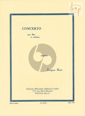 Concert Flute and Orchestra Edition pour Flute et Piano