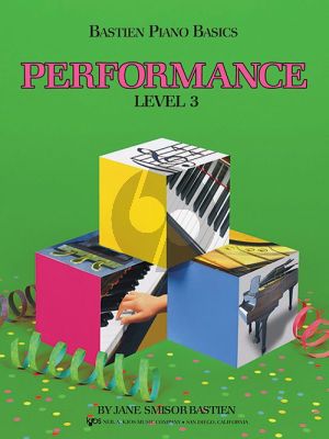 Bastien Piano Basics Performance Level 3 (WP213) (English Only)