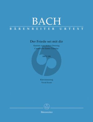 Bach J.S. Kantate BWV 158 Der Friede sei mit dir Vocal Score (Kantate zum dritten Ostertag) (German)