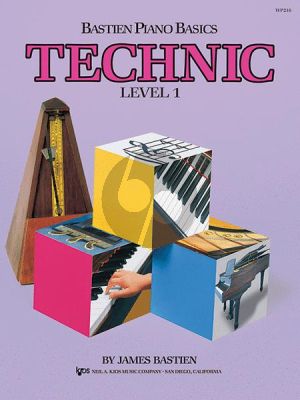 Bastien Piano Basics Technic Level 1 (English Only)