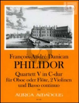 Quartet No.5 C-major (Oboe[Fl.]- 2 Vi.-Bc) (Score/Parts)