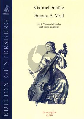 Schutz Sonata a-minor 2 Violas da Gamba with Bc (edited by G. von Zadow) (first ed.)