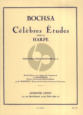 25 Exercise-Etudes Op. 62 Harp
