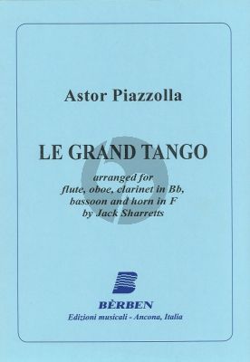 Piazzolla Le Grand Tango for Wind Quintet (Score/Parts)