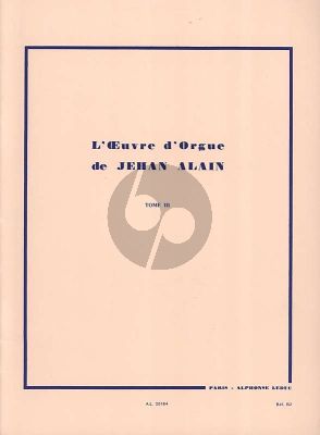 Alain L'Oeuvre d'Orgue Vol. 3 (Marie-Claire Alain)