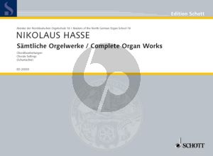 Hasse Samtliche Orgelwerke (4 Choralbearbeitungen) (edited by Claudia Schumacher)