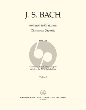 Weihnachts Oratorium BWV 248 Soli-Chor-Orch. Violine 1