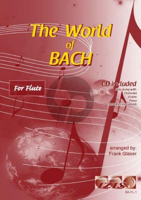 The World of Bach for Flute (Bk-Cd) (arr. Frank Glaser)