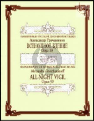 All-Night Vigil Op.59 SATB