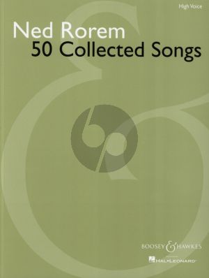 Rorem 50 Collected Songs for High Voice and Piano (complied by Richard Walters)