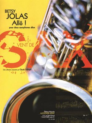 Jolas Allo! pour 2 Saxophones alto