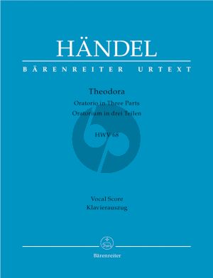 Handel Theodora HWV 68 Vocal Score (engl.) (Oratorio in three parts) (edited by Colin Timms)