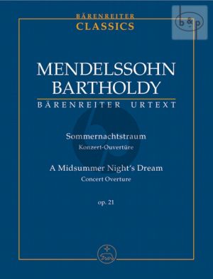 A Midsummer Night's Dream Ouverture Op.21 (Study Score)