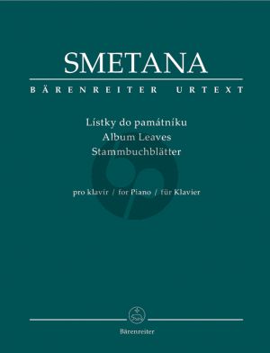 Smetana Stammbuchblatter- Album Leaves fur Klavier (edited by Jan Novotny) (Barenreiter-Urtext)