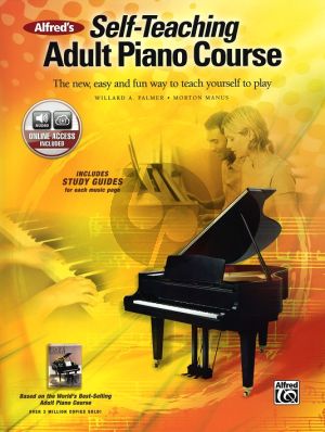 Alfred's Self-Teaching Adult Piano Course - The new, easy and fun way to teach yourself to play - Book with Audio Online