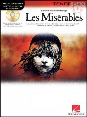 Les Miserables Play-Along Pack for Tenor Sax